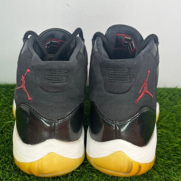 Jordan 11 Retro 72-10 2015 Black White Red Leather Suede Men size 11 - Picture 3 of 8